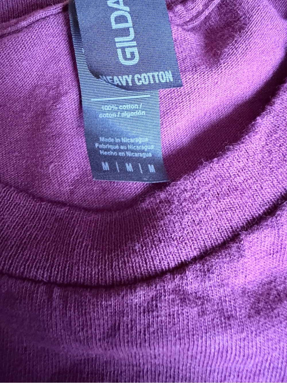Gildan Women's Crewneck Sweater in Bright Magenta